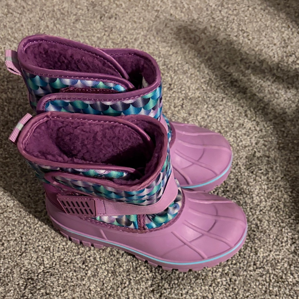 Purple Kids Snow Boots - Size 11/12